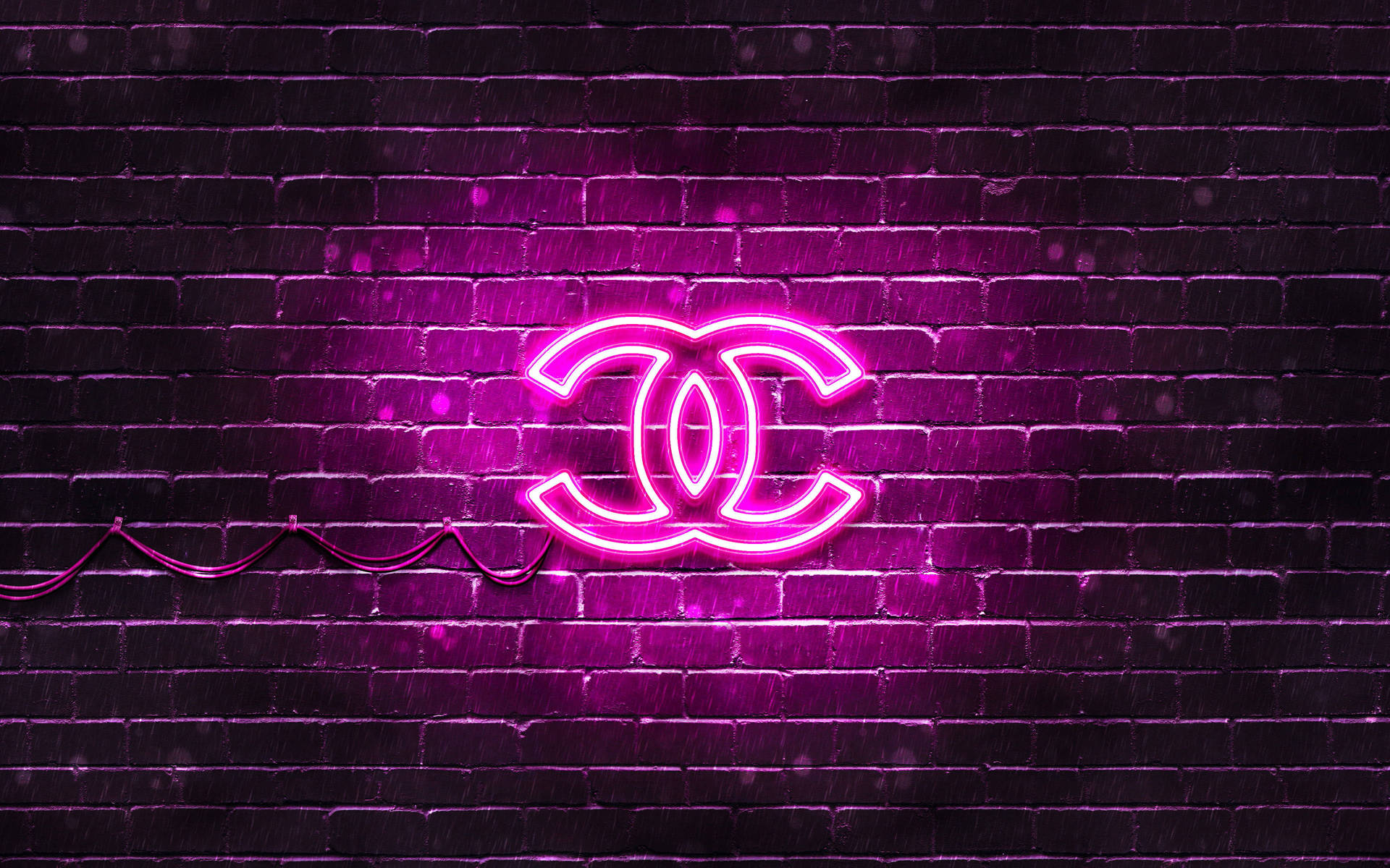 Pink Chanel Logo 桌布