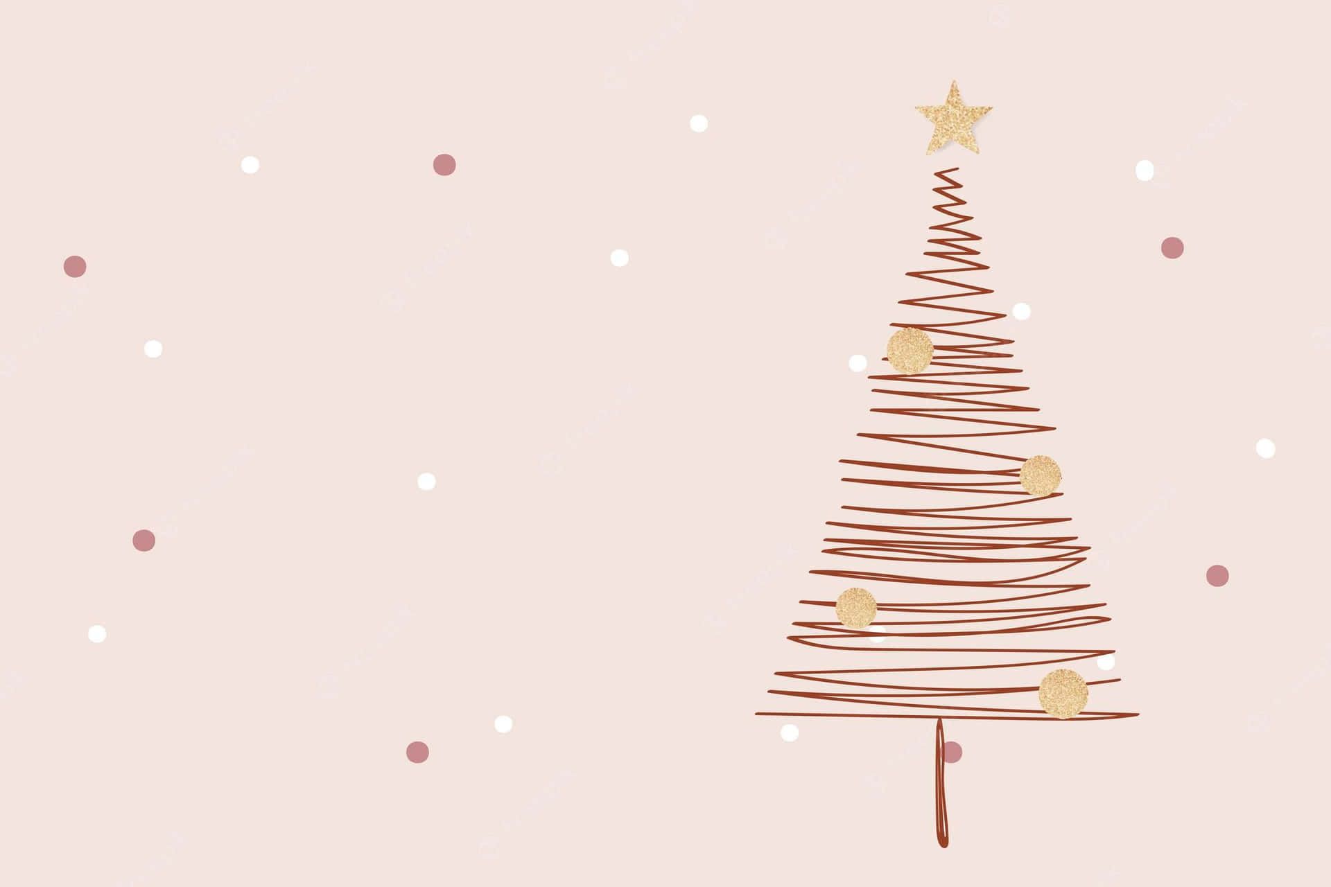 Pink Christmas Tree 桌布