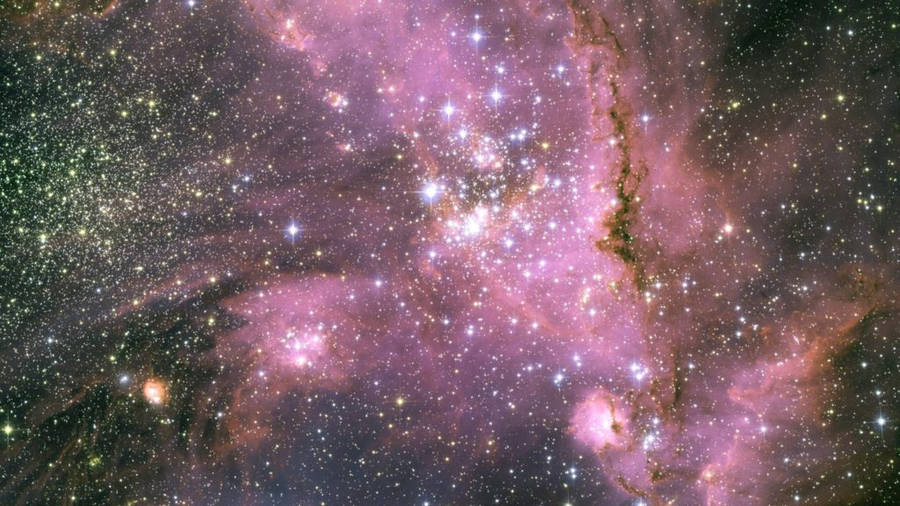 Download Wallpaper Stars, Pink, Light, Galaxy Mac iMac 27 HD .
