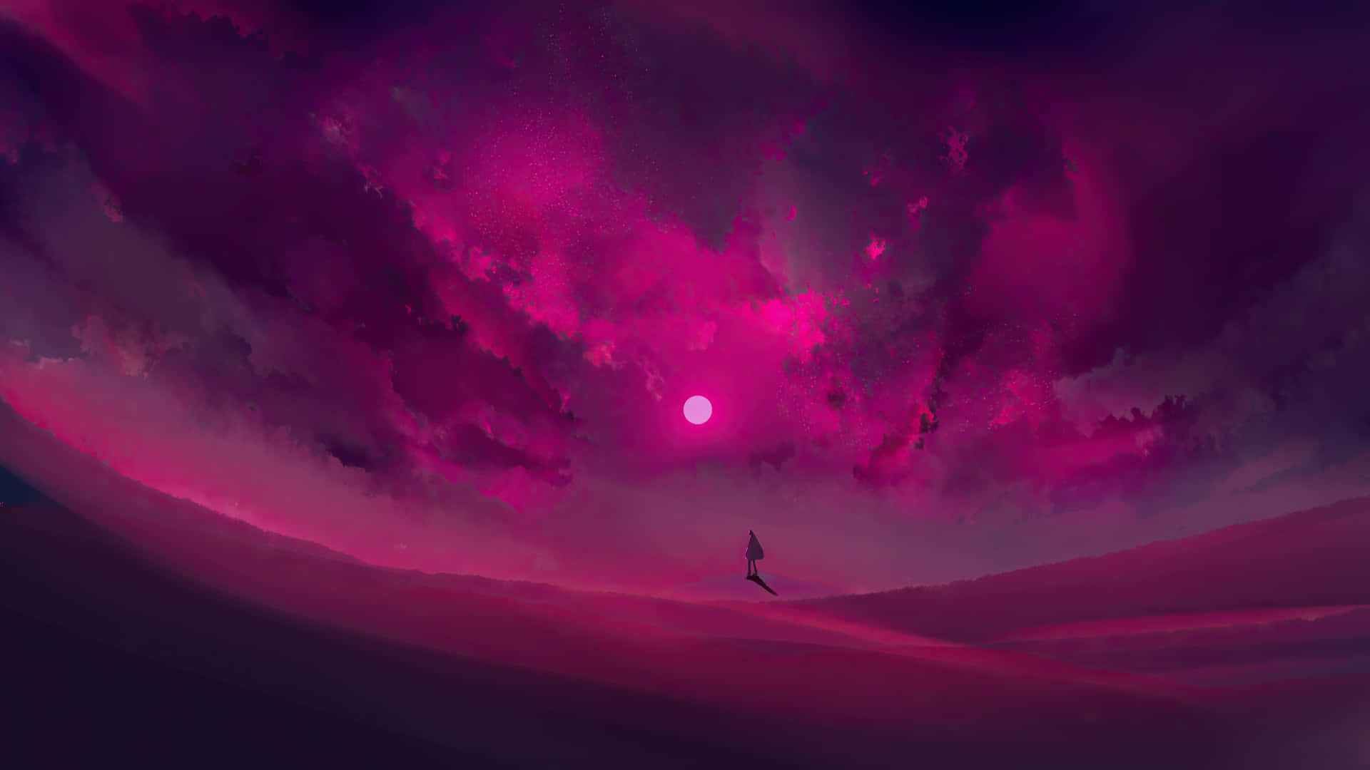 Pink Moon 桌布