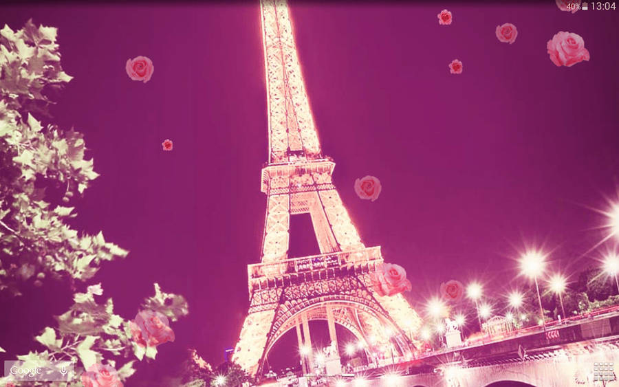Pink Paris 桌布