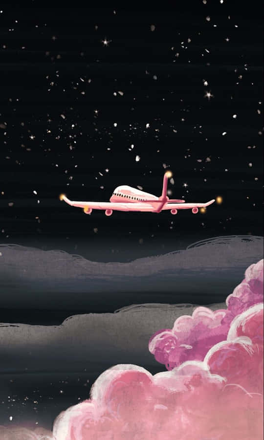 Pink Plane 桌布