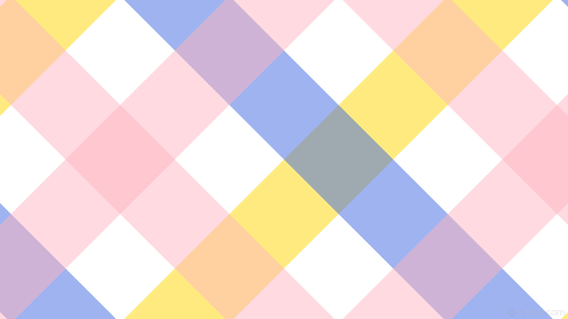 Pink Yellow And Blue 桌布