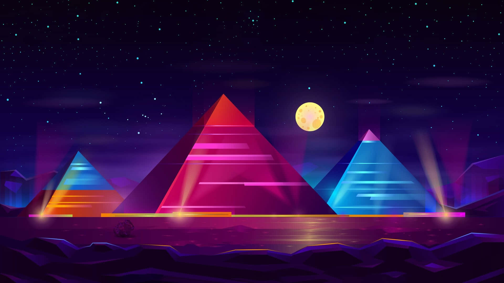 Pyramid Of The Moon 桌布