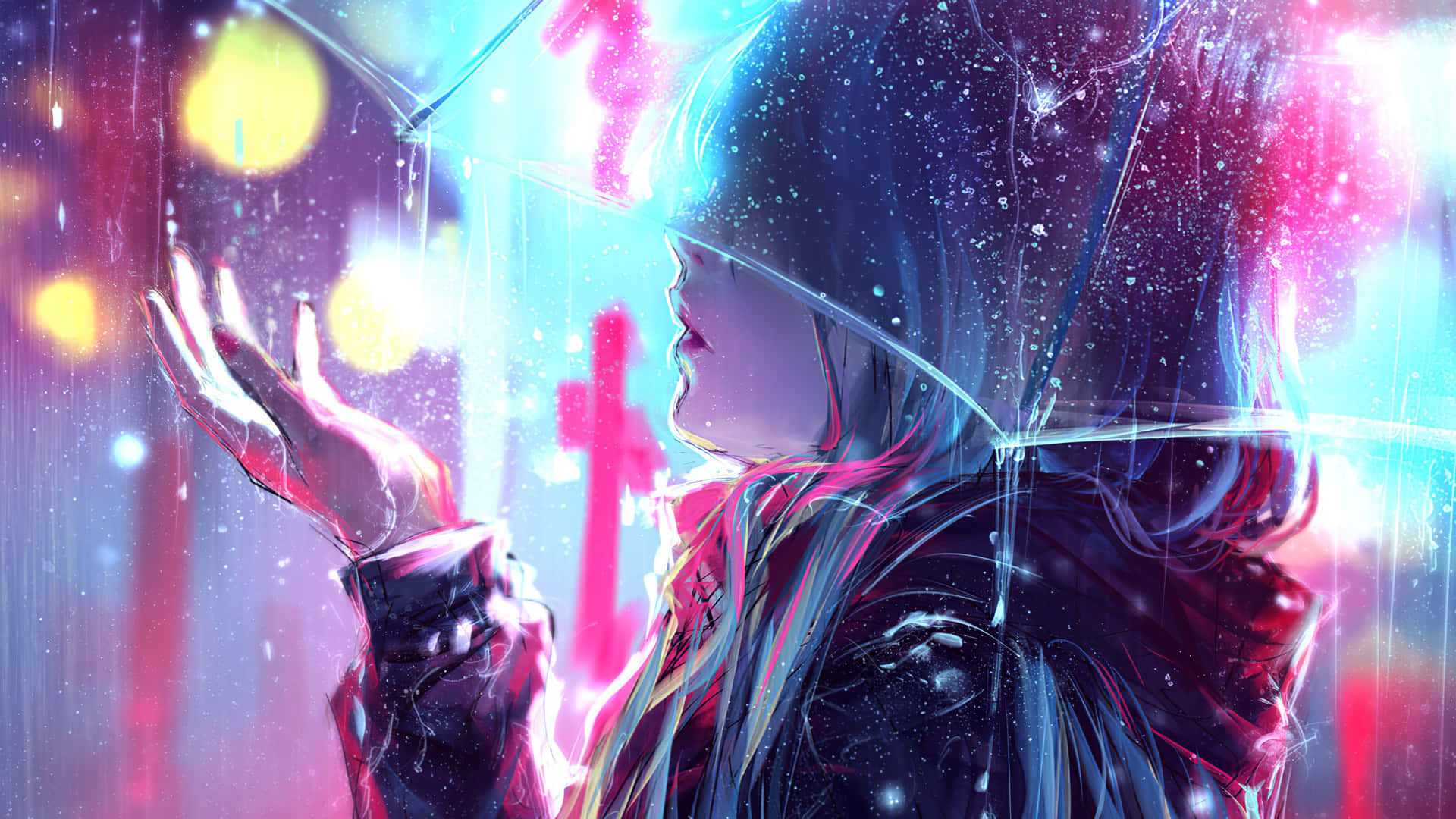 Rain Anime 桌布