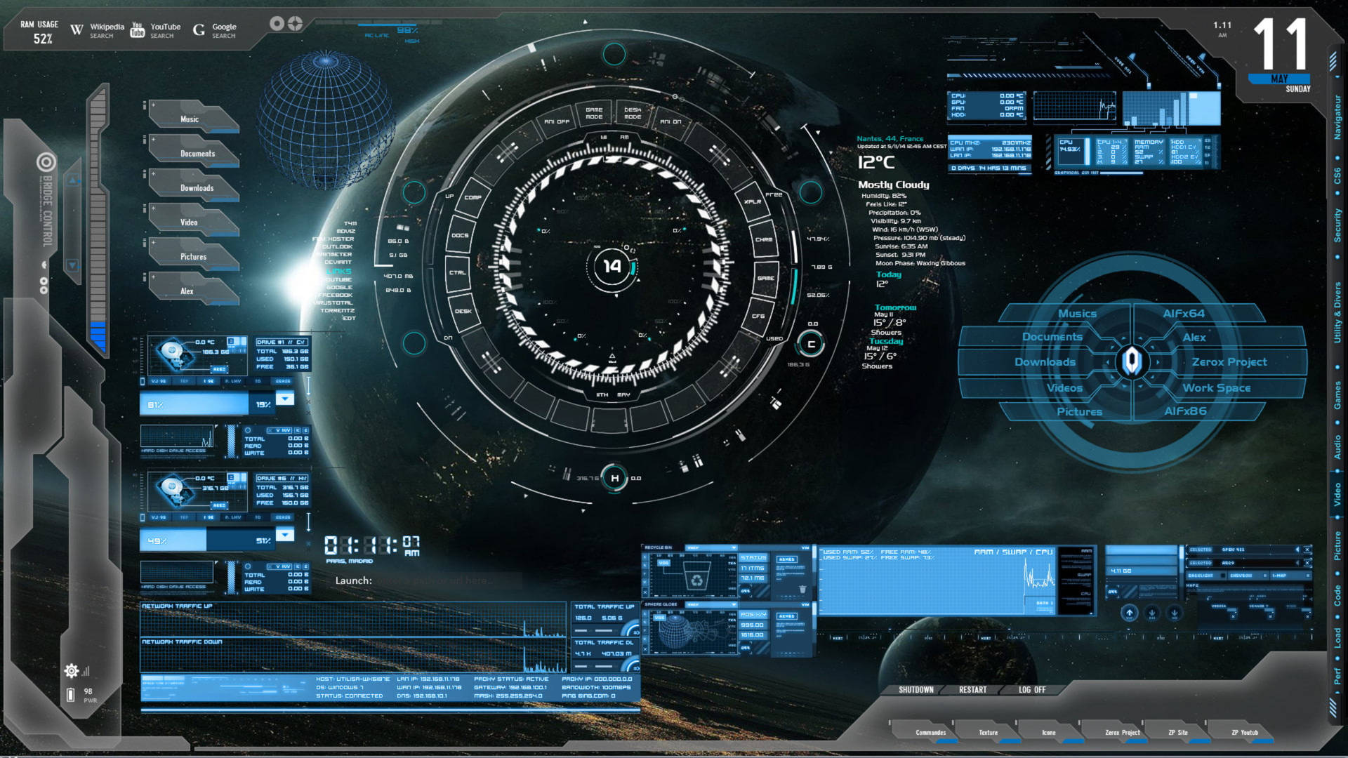 Rainmeter 桌布