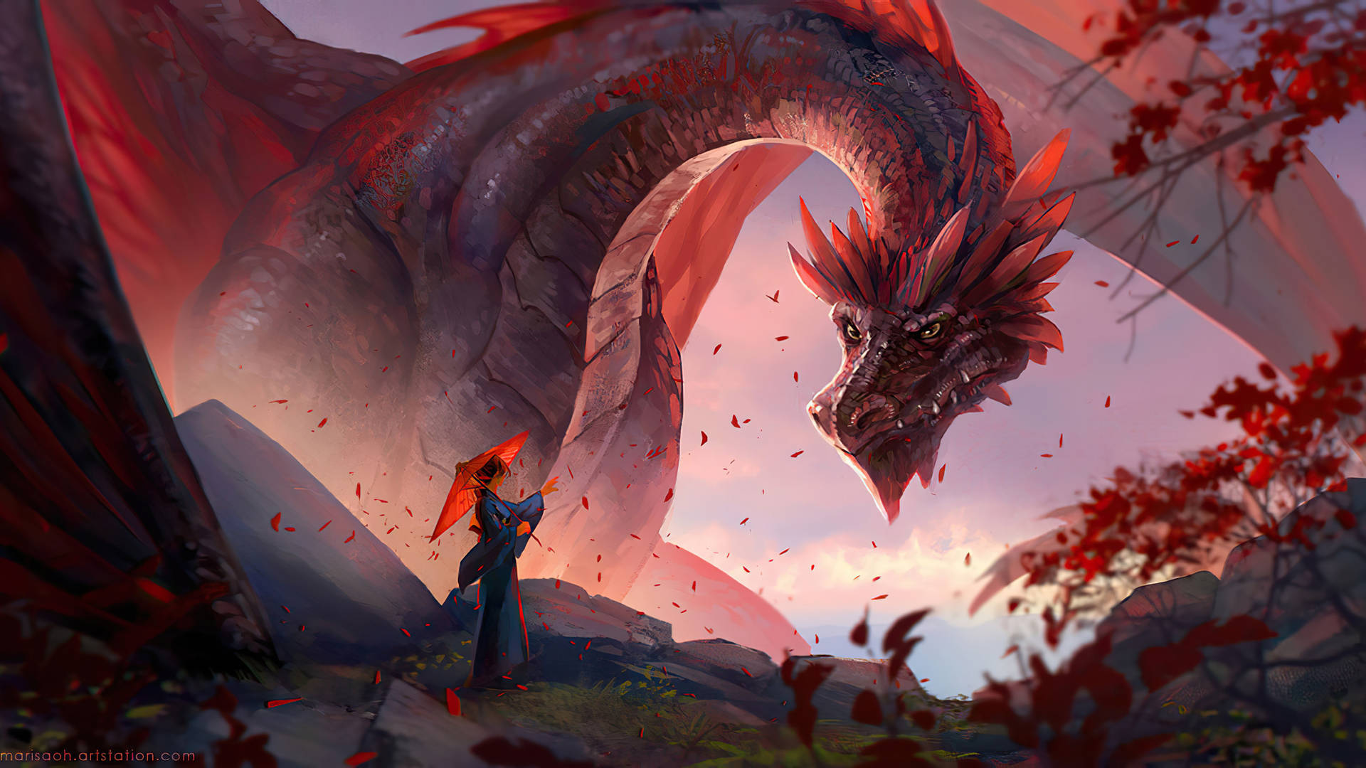 Red Dragon 桌布