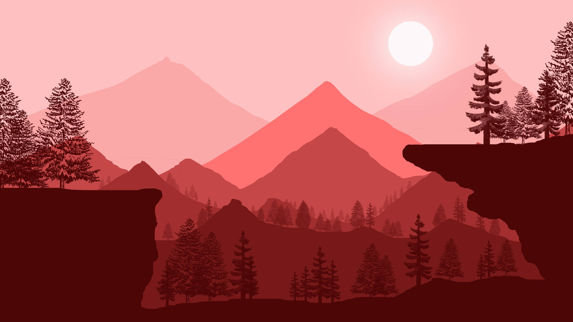 Red Mountain 桌布