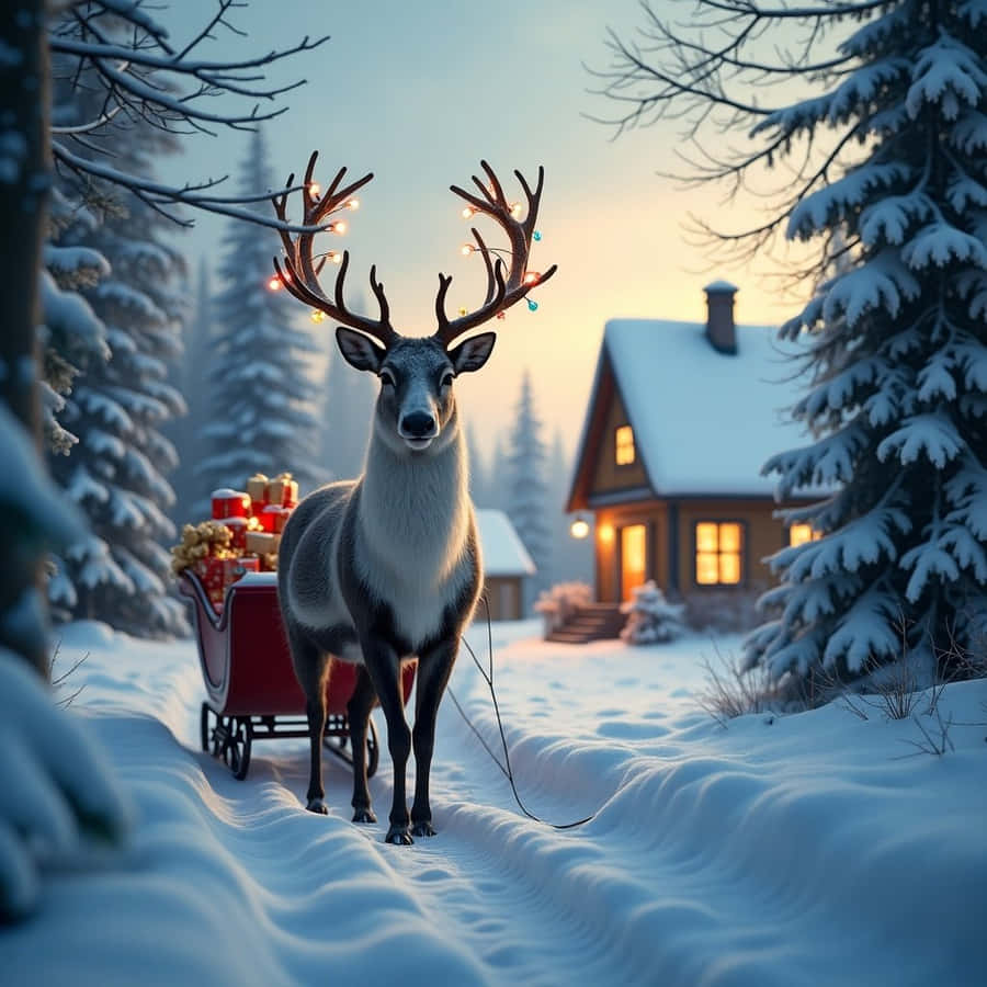 Reindeer 桌布