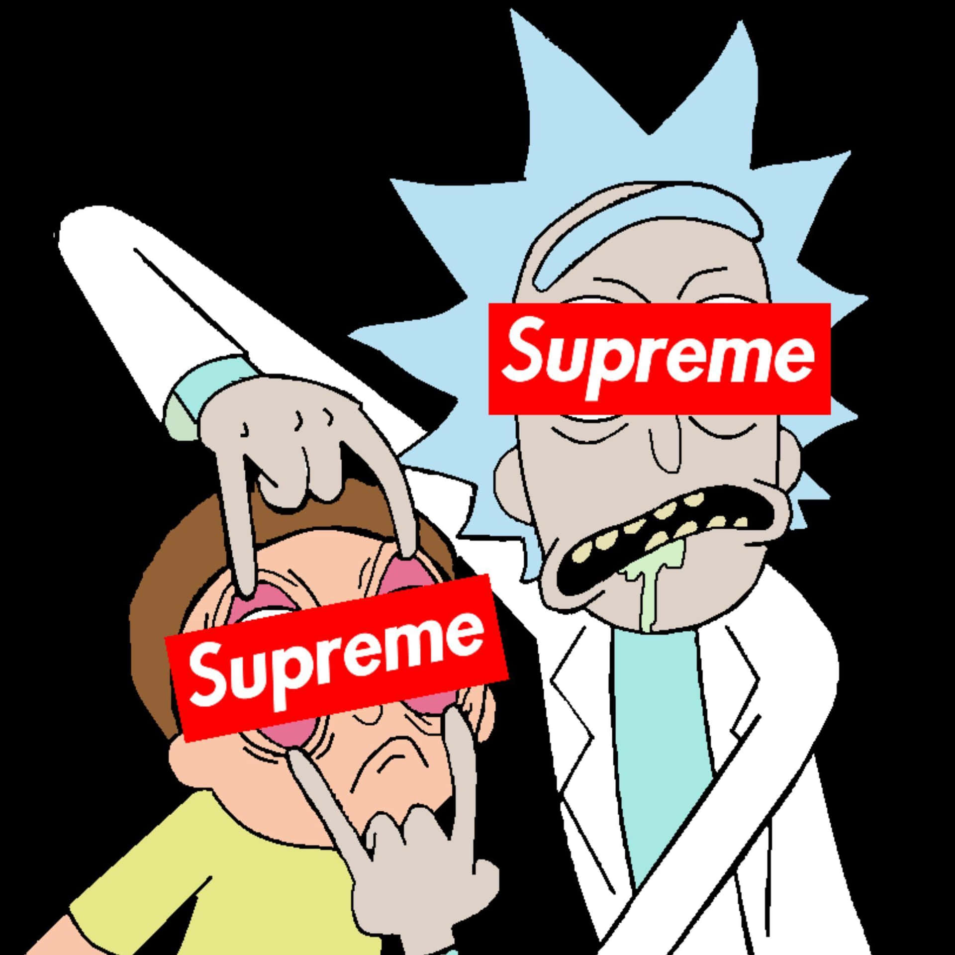 Rick And Morty Supreme 桌布