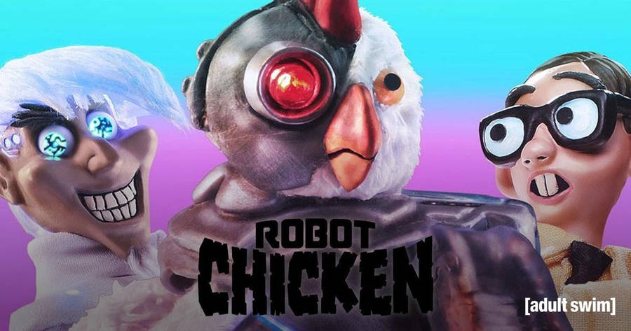 Robot chicken 桌布
