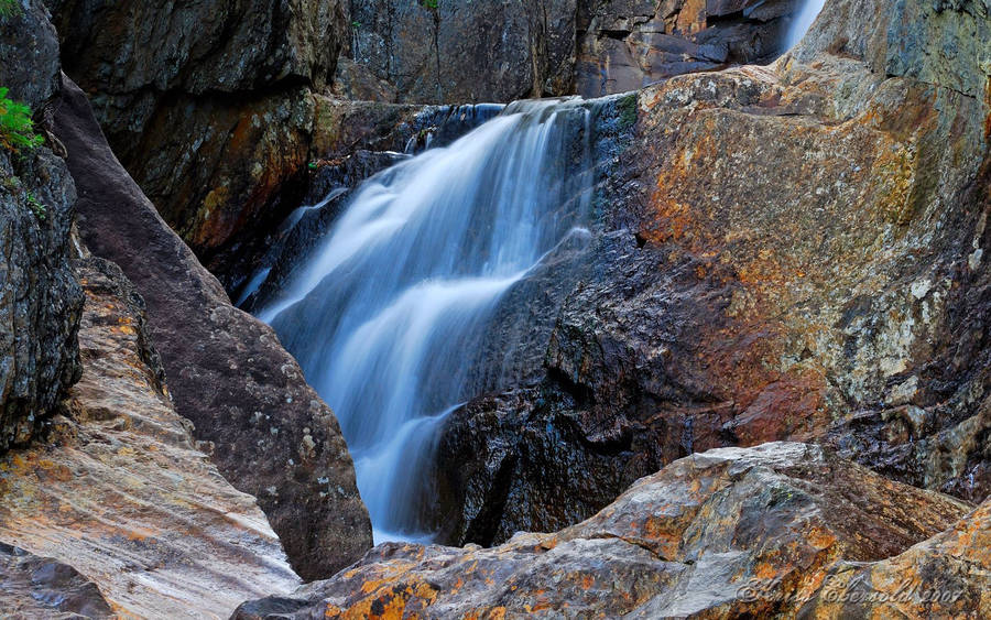Preview wallpaper rocks, waterfall, landscape
