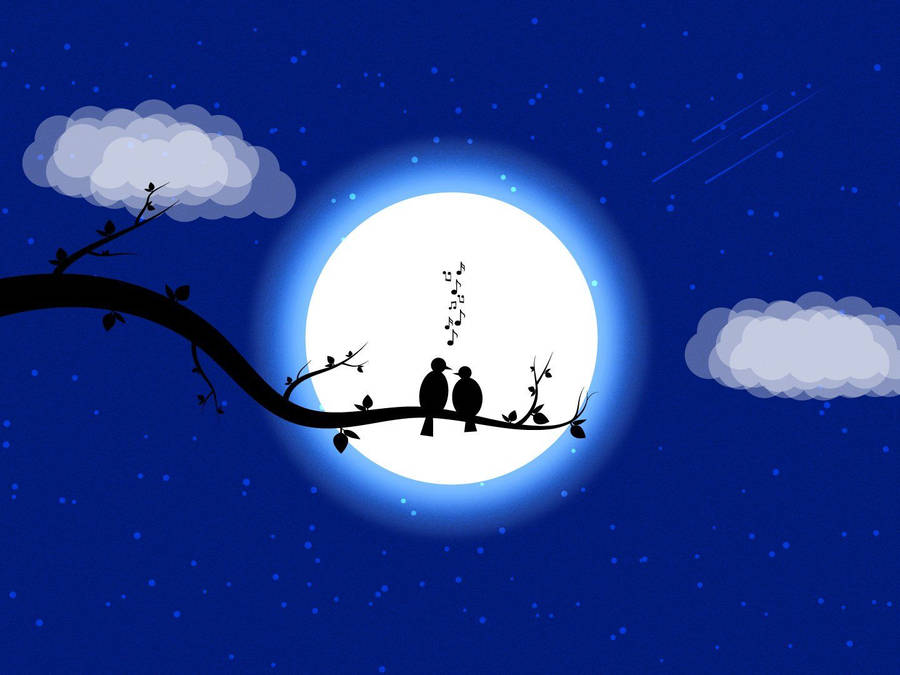 Romantic Moon 桌布