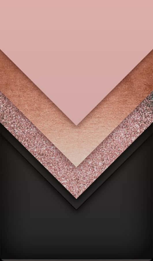 Rose Gold And Black 桌布