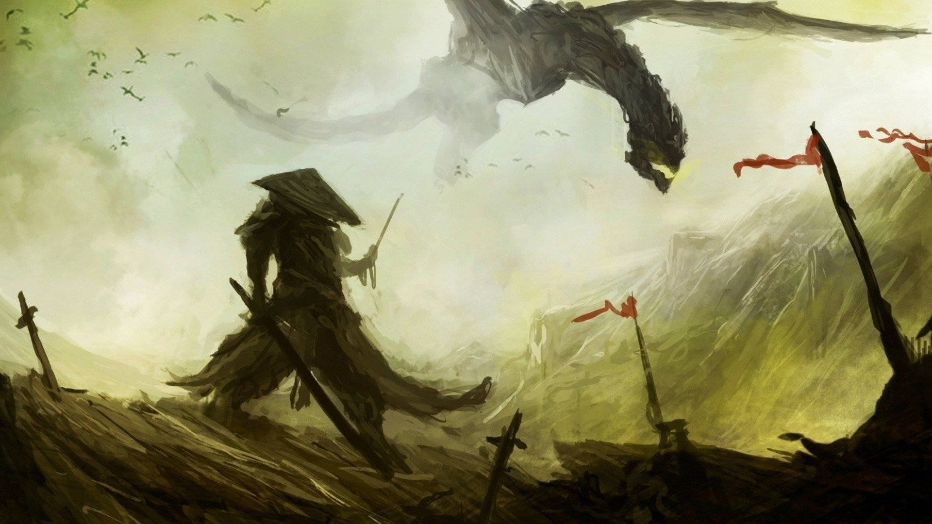 Samurai Art 桌布