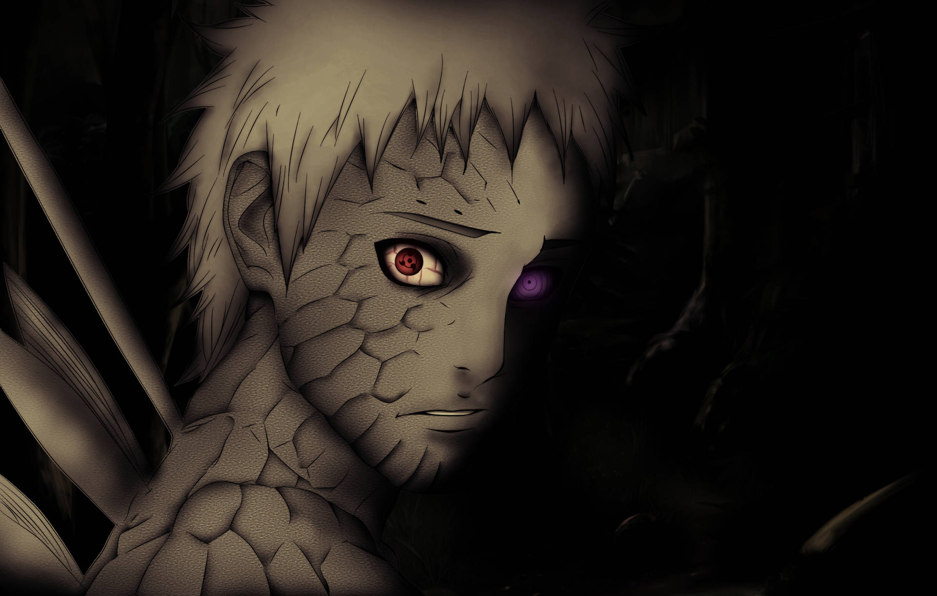 Sasuke Uchiha Mangekyou Sharingan 桌布