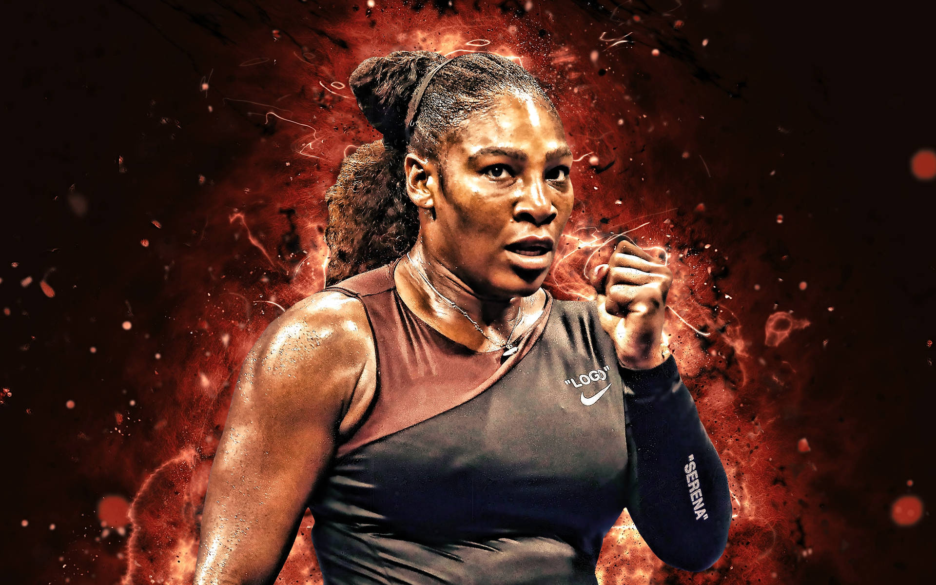 Serena Williams 桌布
