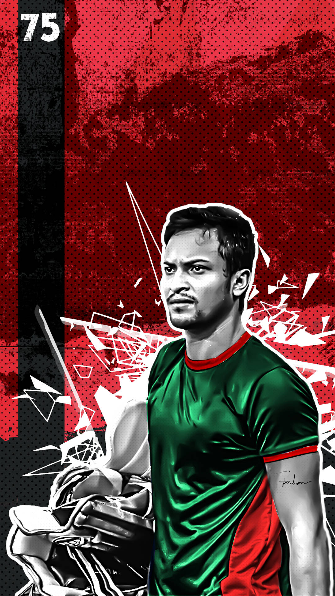 Shakib Al Hasan 桌布