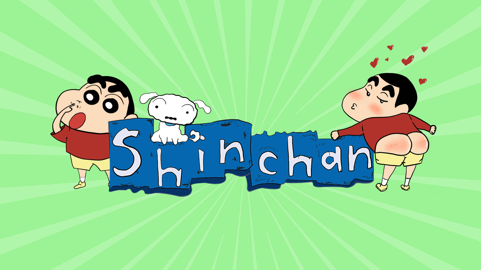 Shin Chan Cartoon 桌布