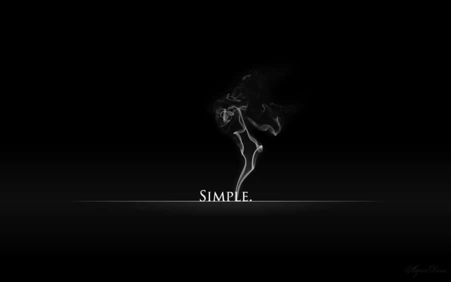 Simple Black And White 桌布