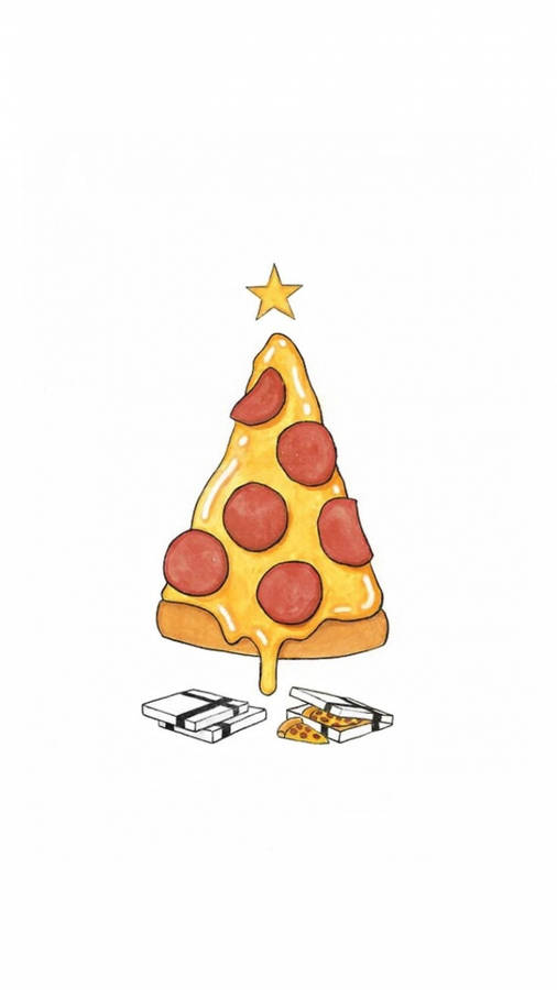 Simple Cute Christmas iPhone 桌布