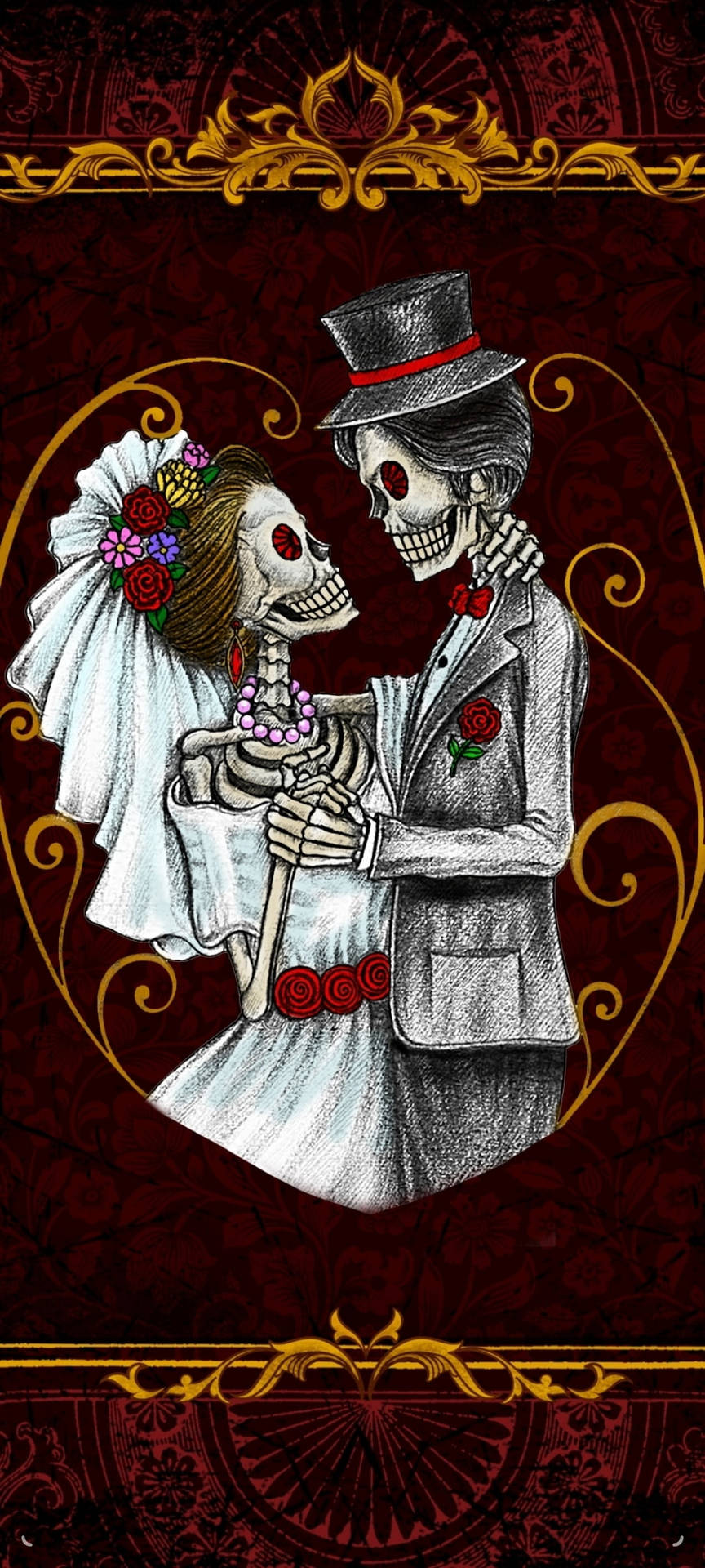 Skeleton Love 桌布
