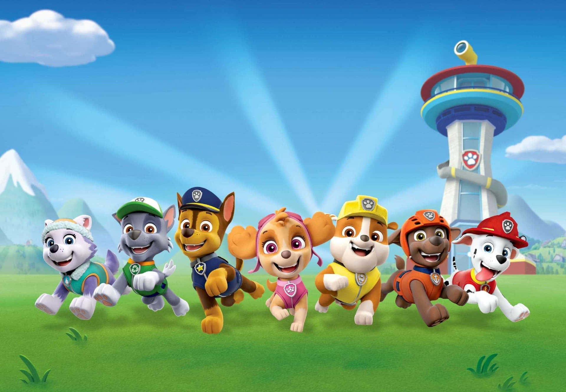 Skye Paw Patrol 桌布