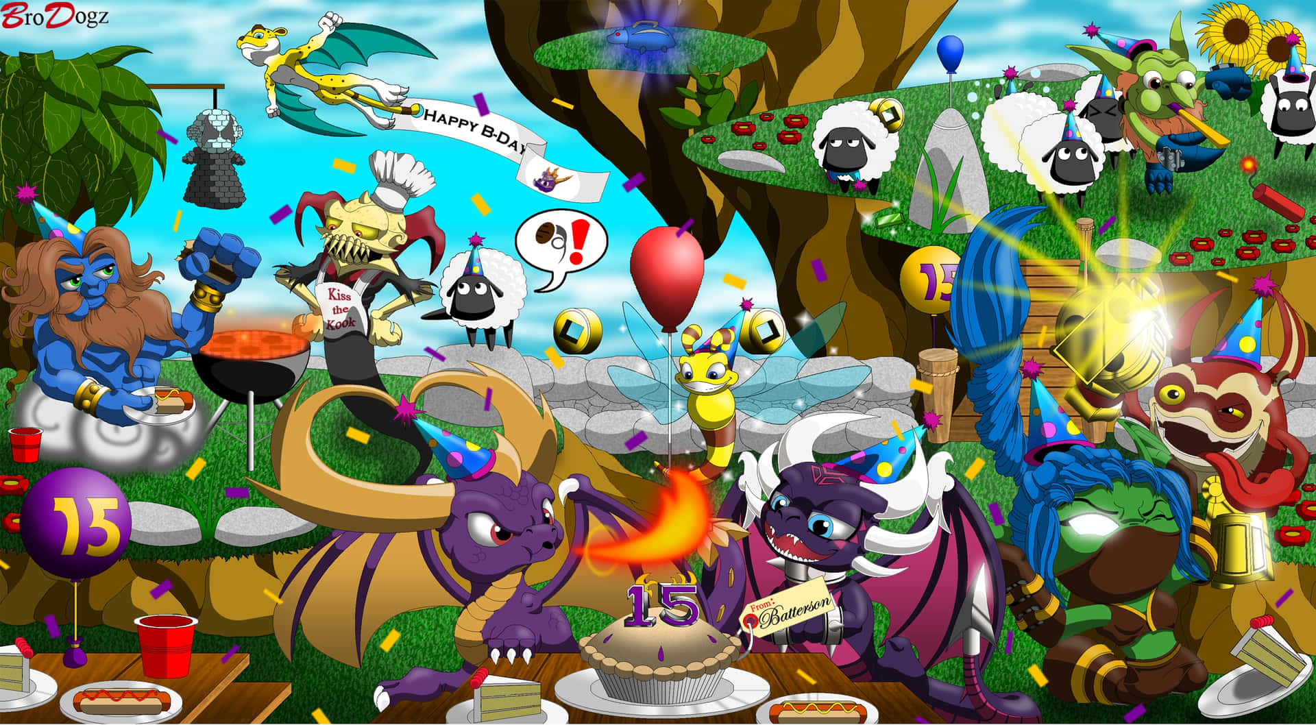 Skylanders 桌布