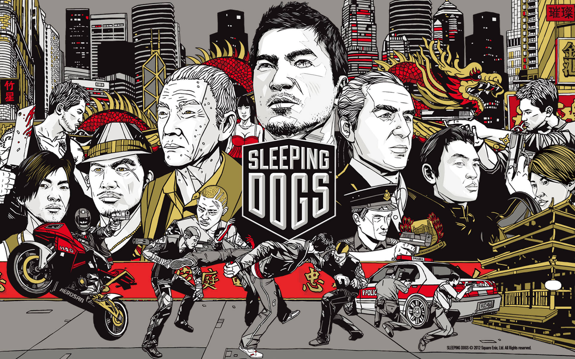 Video Game Sleeping Dogs HD Wallpaper | Background Image