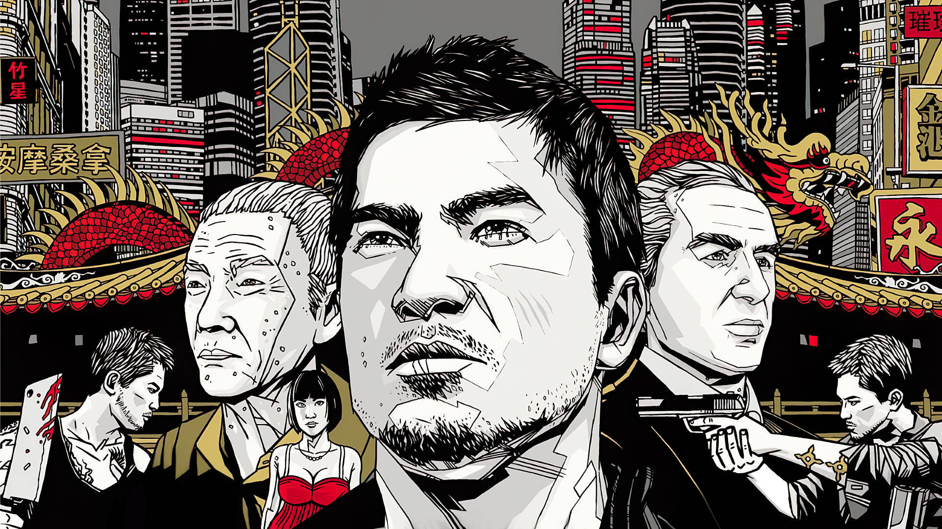 Sleeping Dogs Game 桌布