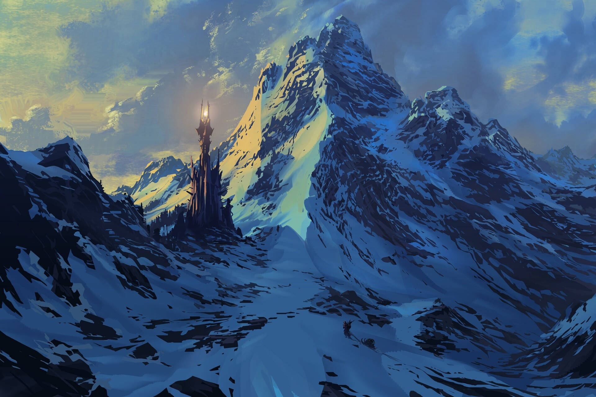 Snow Mountain 桌布