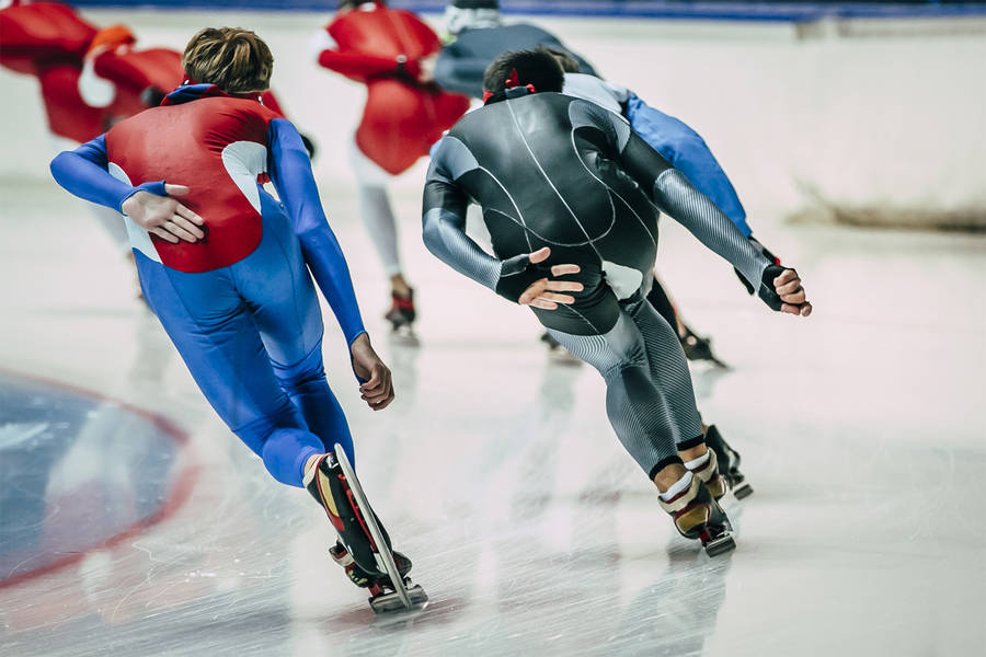 Speed Skating 桌布