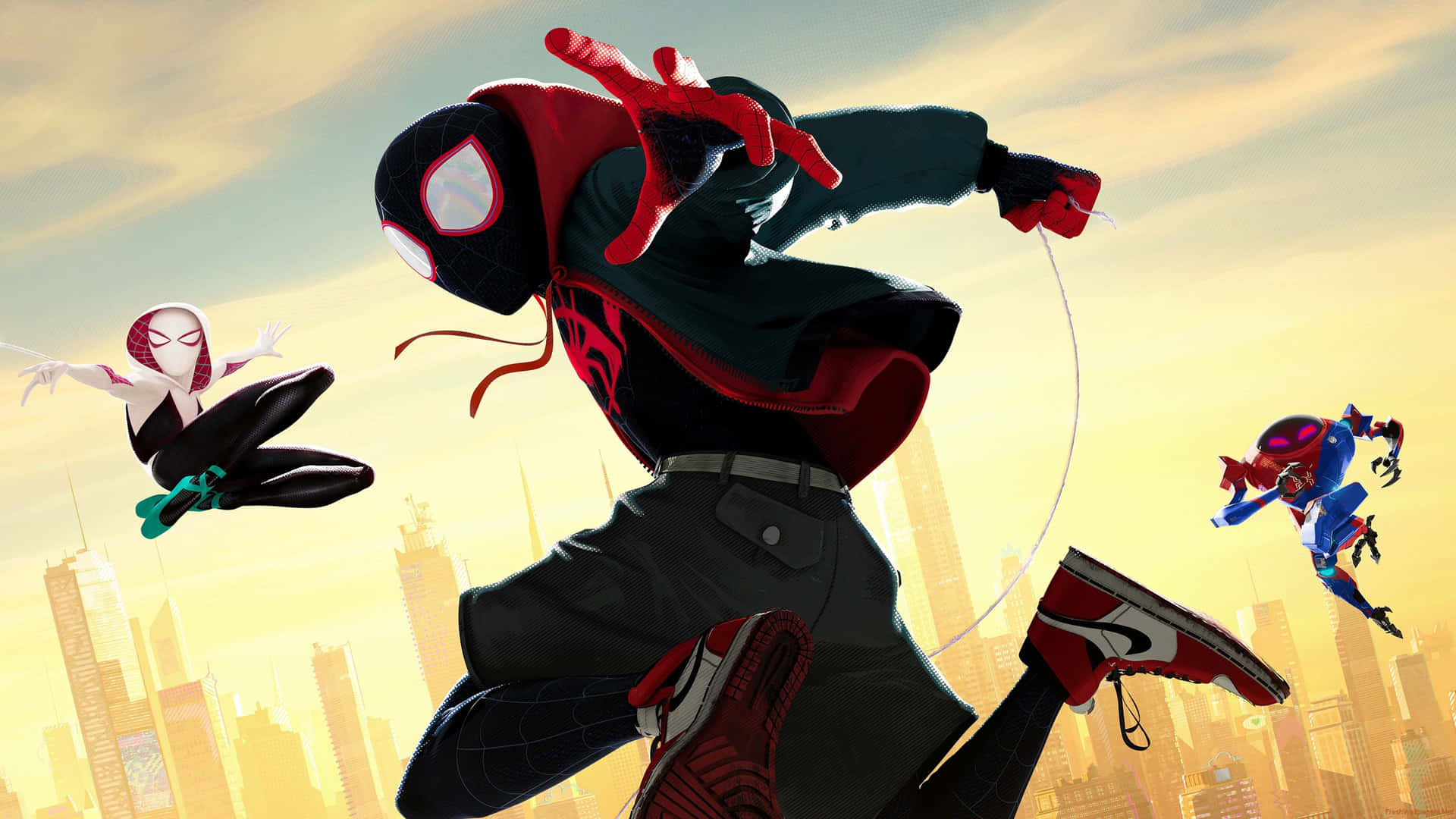 Spider Man Into The Spider Verse 4K 桌布