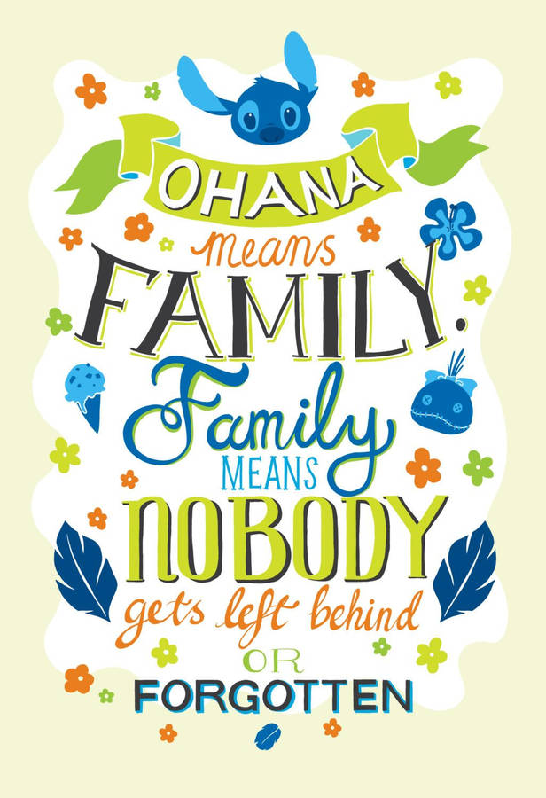 Stitch Ohana 桌布