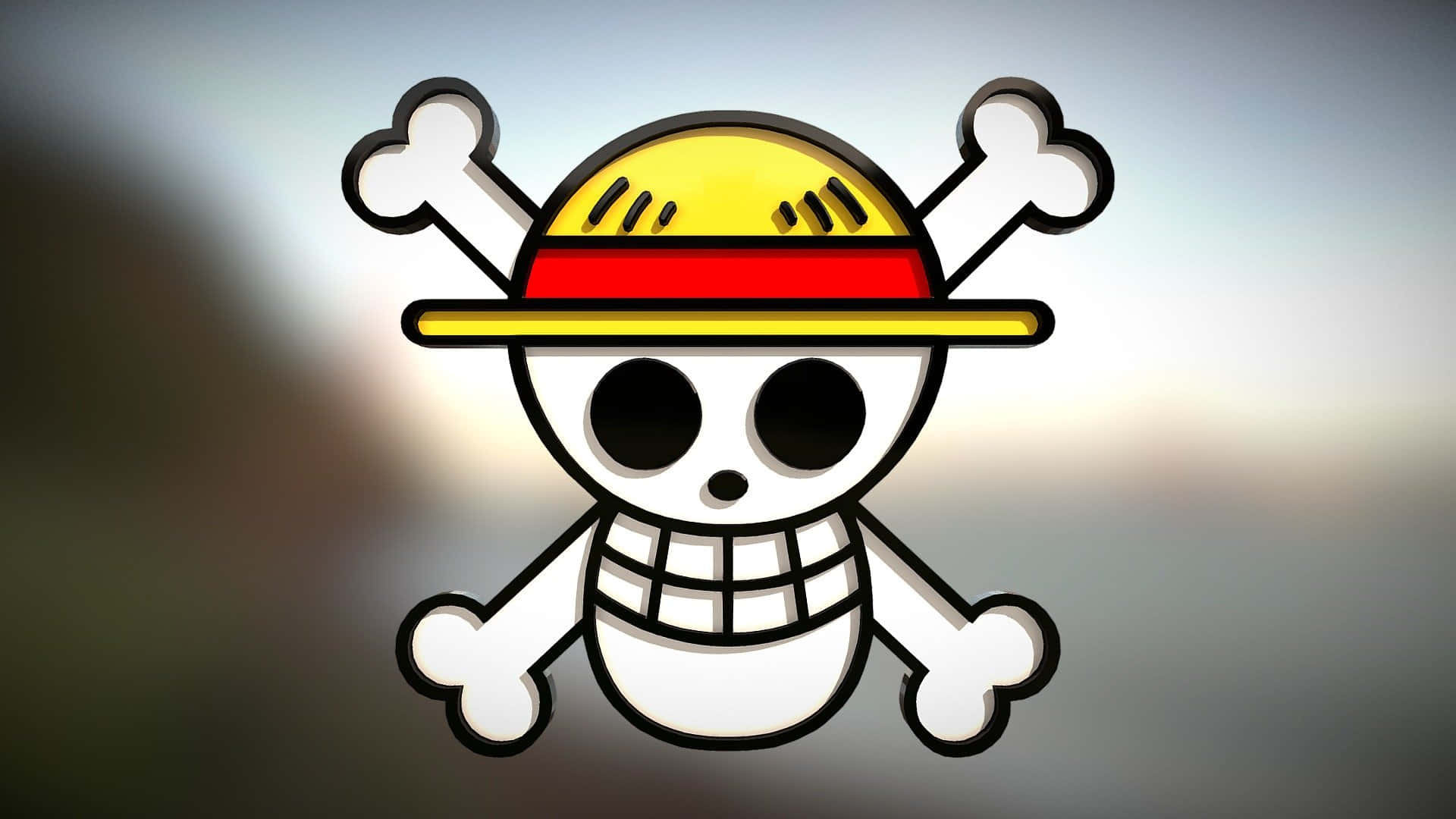 Straw Hat Logo 桌布