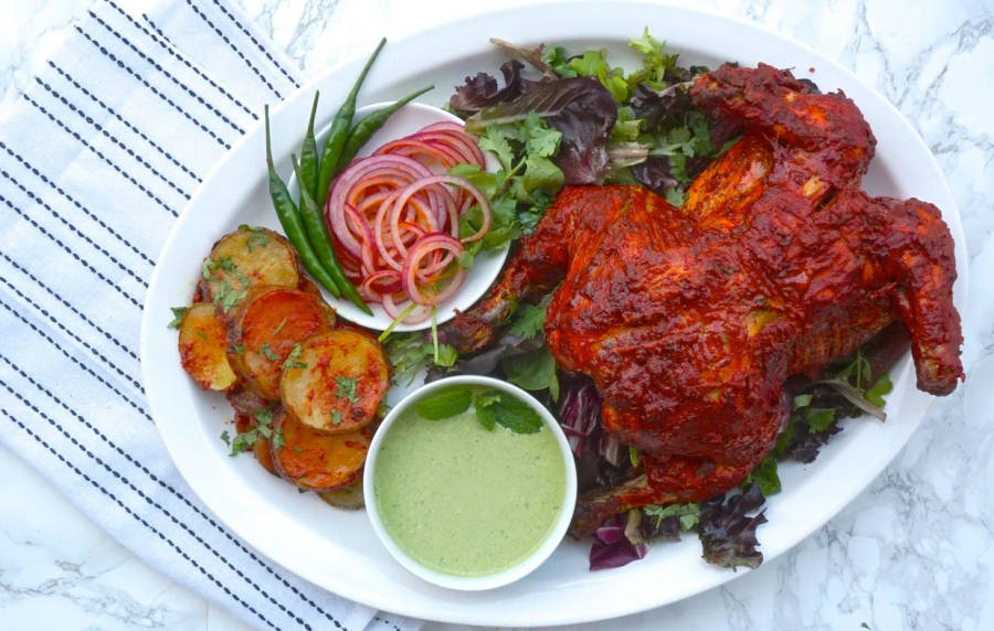 Tandoori Chicken 桌布