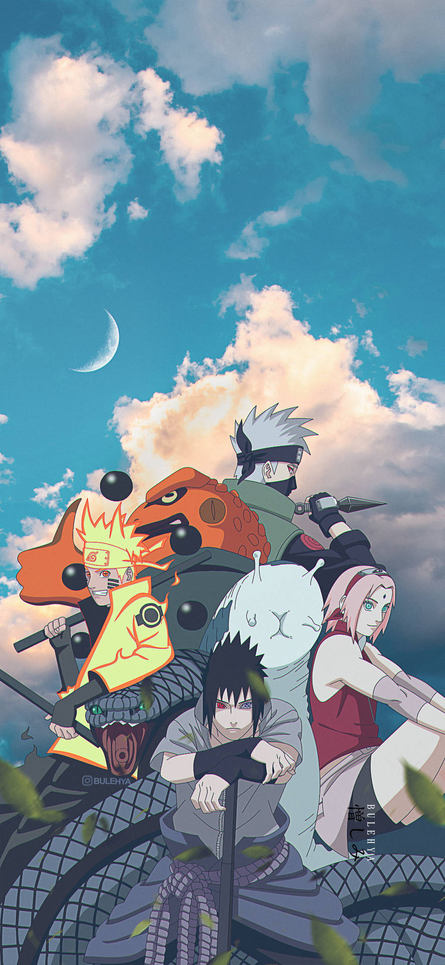 Team 7 Naruto iPhone 桌布