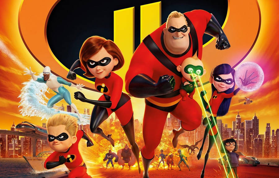 1332x850 Wallpaper cartoon, characters, Disney, Incredibles 2