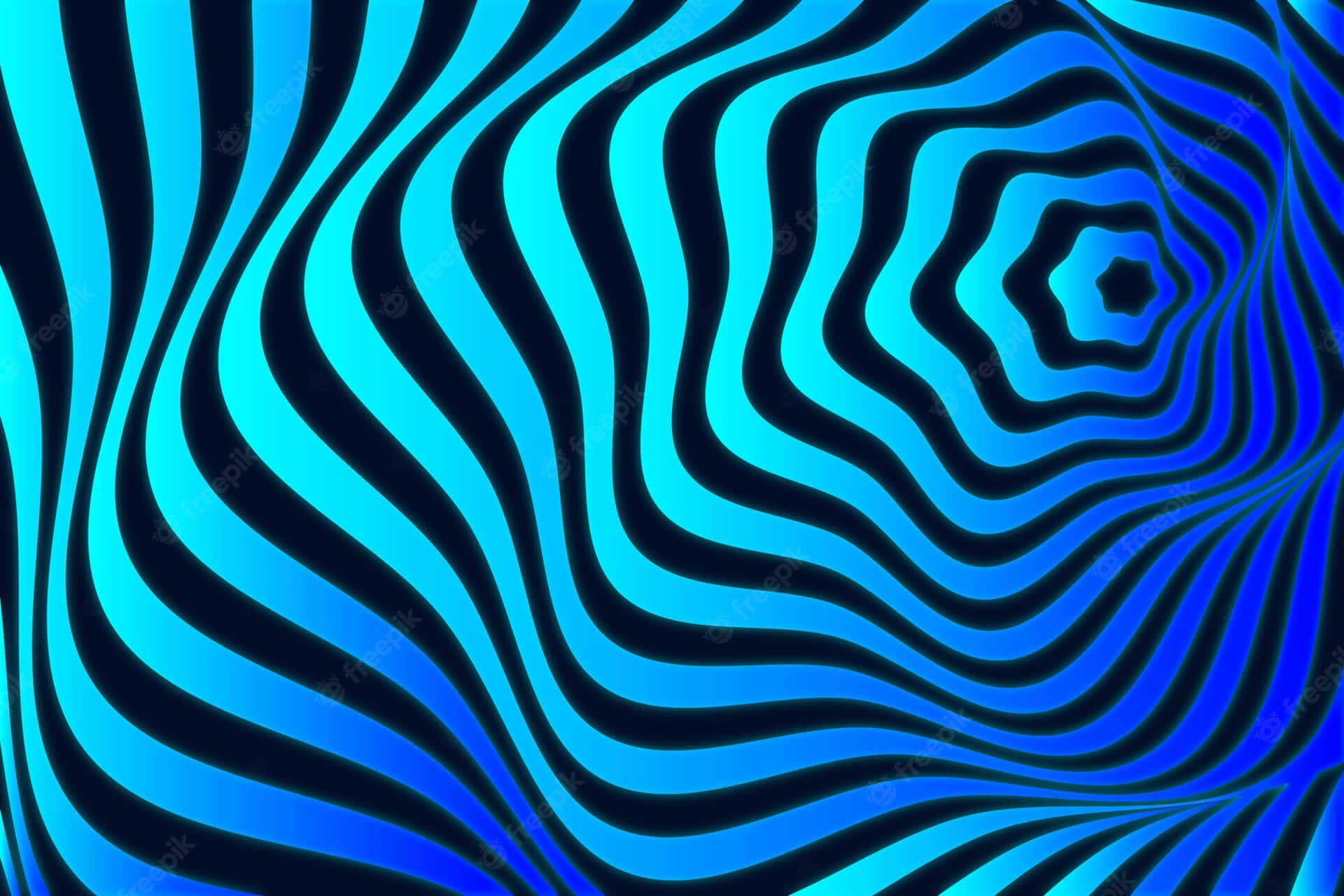Trippy Blue 桌布