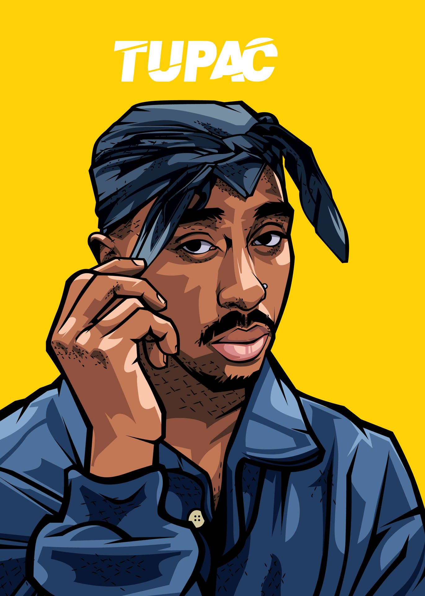 Tupac 桌布