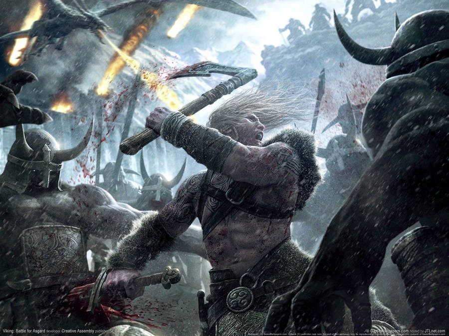 1600x1200 Viking: Battle for Asgard wallpaper. Viking: Battle