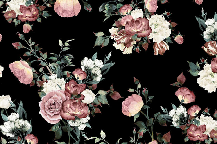 Vintage Flower 桌布