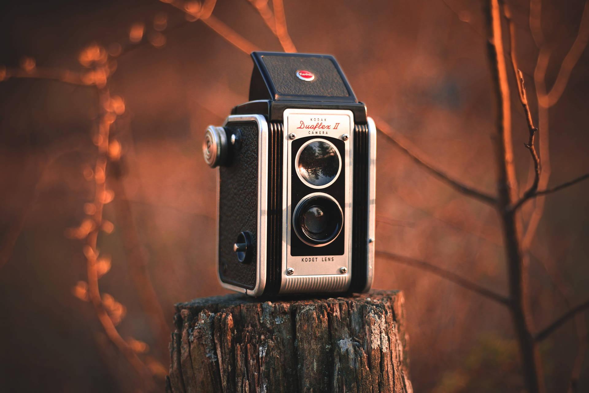 Preview wallpaper camera, vintage, retro, stump, blur