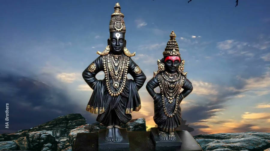 Vitthal Rukmini 桌布