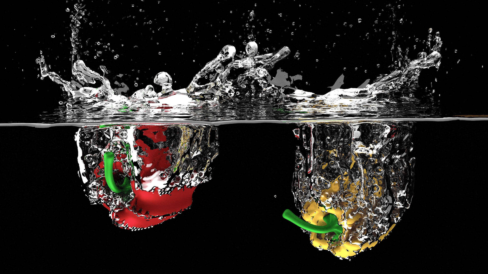 Water Splash 桌布