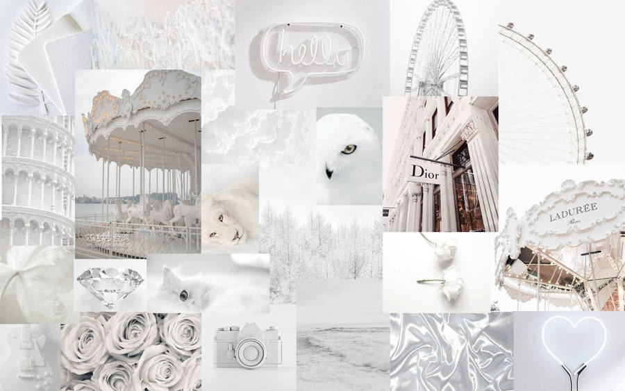 White Aesthetic Tumblr 桌布