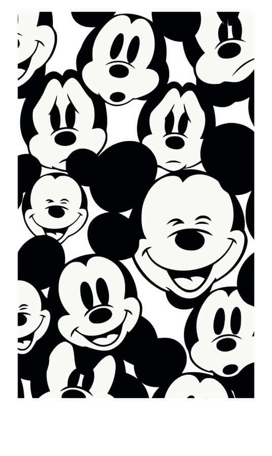 White Mickey Mouse 桌布