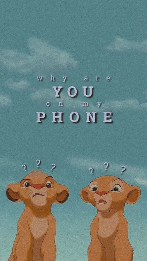 Why Are You On My Phone 桌布