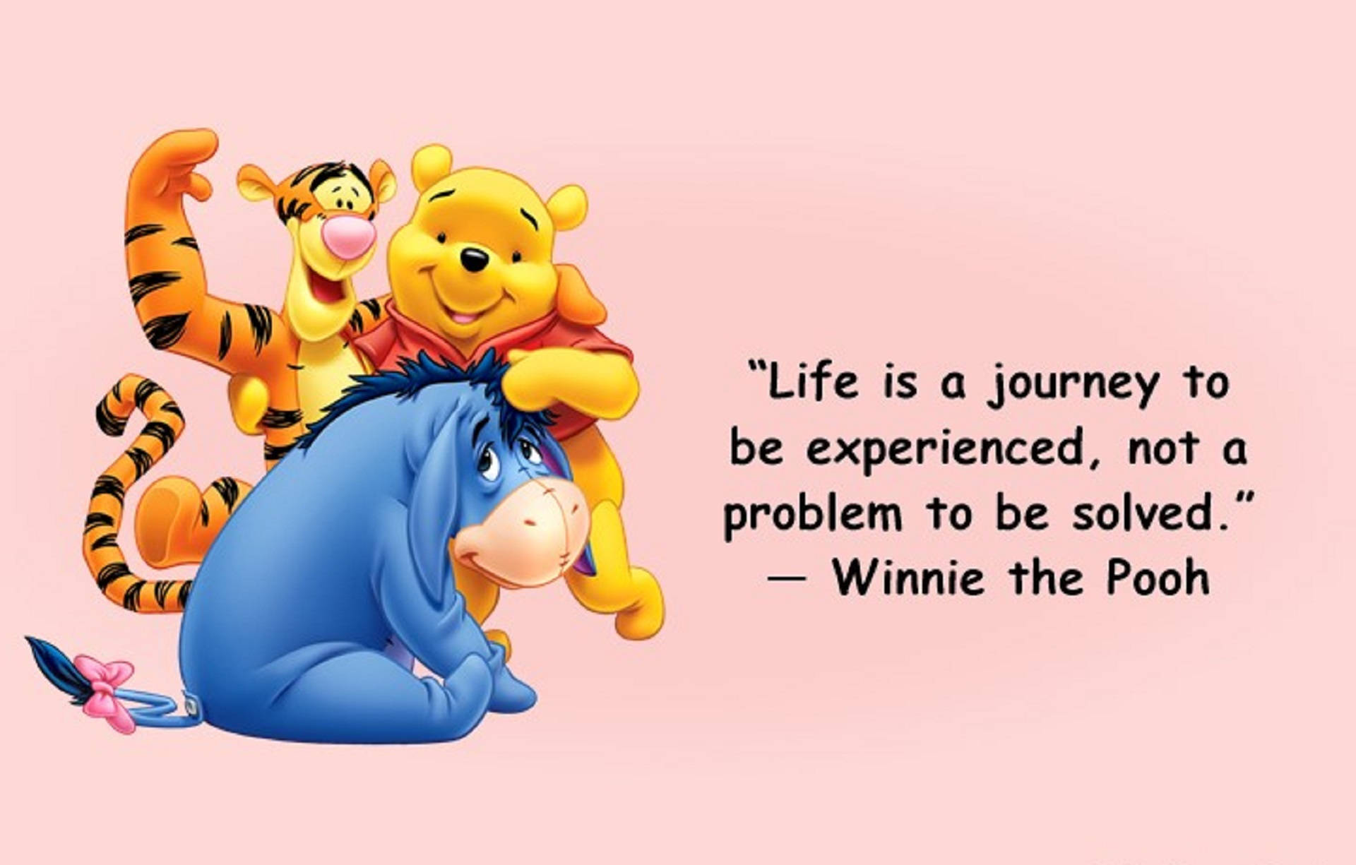 Winnie The Pooh Quotes 桌布