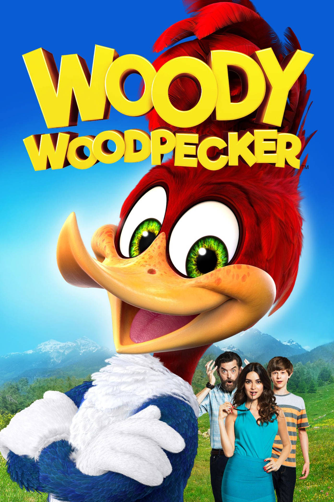 1400x2100 Woody Woodpecker 2017 Cast - HD Wallpaper & Background